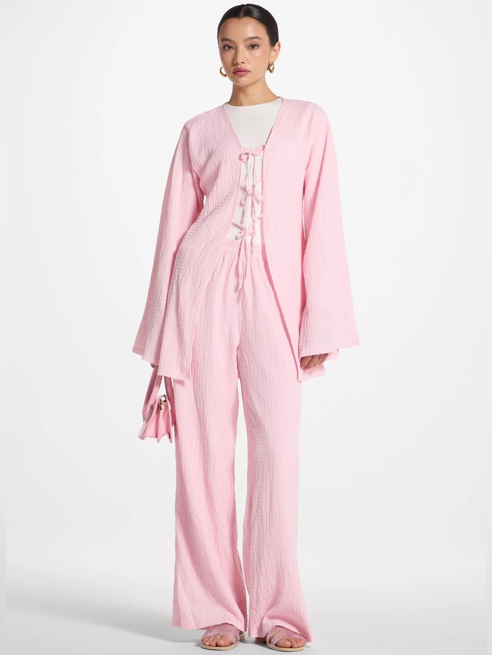 Veiled | Matching Pastel Pink Modest Set